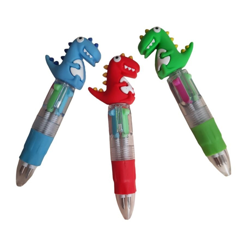 Bolígrafo Dino 4 colores