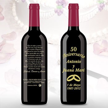 Botella de Vino de 50 aniversario (1)