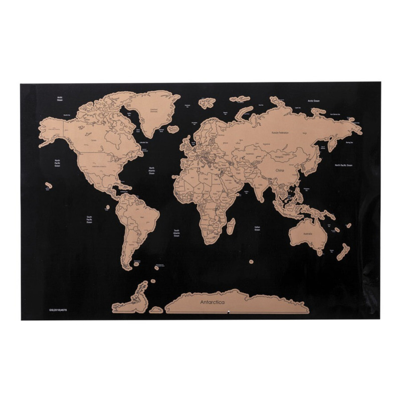 Mapa del mundo para rascar (2)