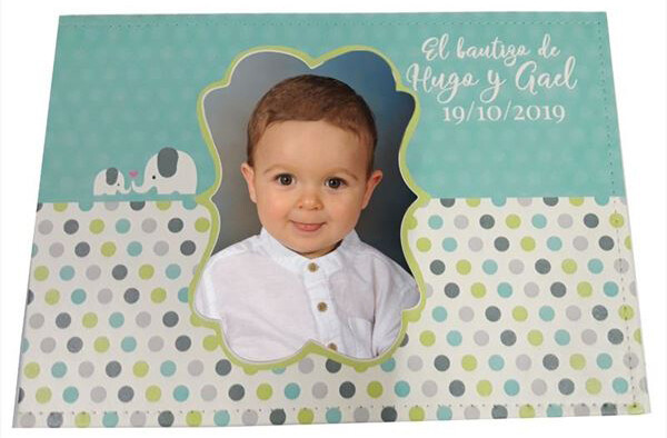 Libros de firmas de bautizo personalizados con foto Libros y Complementos de Bautizo