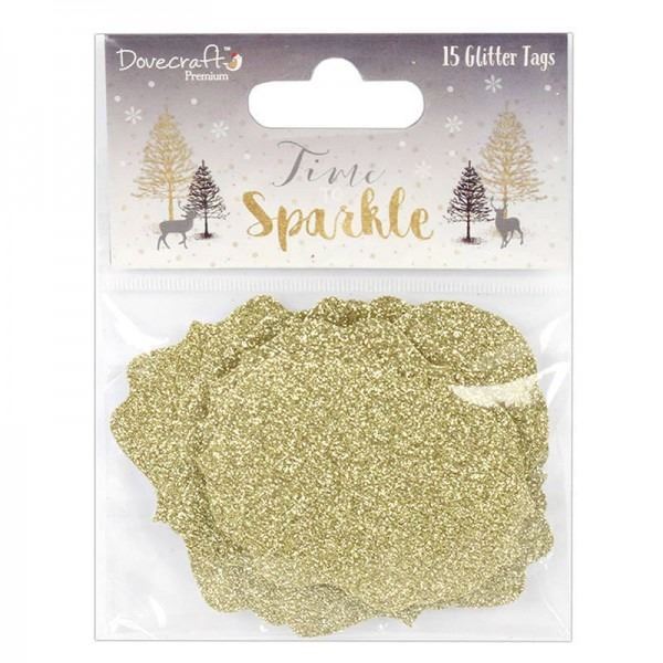 15 Glitter Tags Time to Sparkle