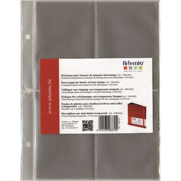6 fundas para álbum 8 x 12