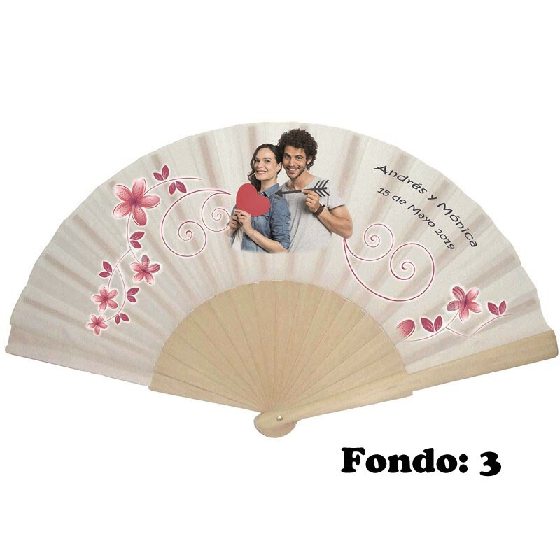 Abanico de boda personalizado varios diseños (2)
