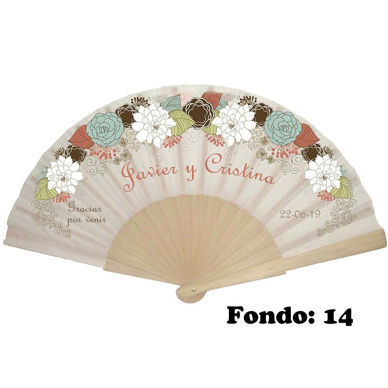 Abanico de boda personalizado varios diseños (4)