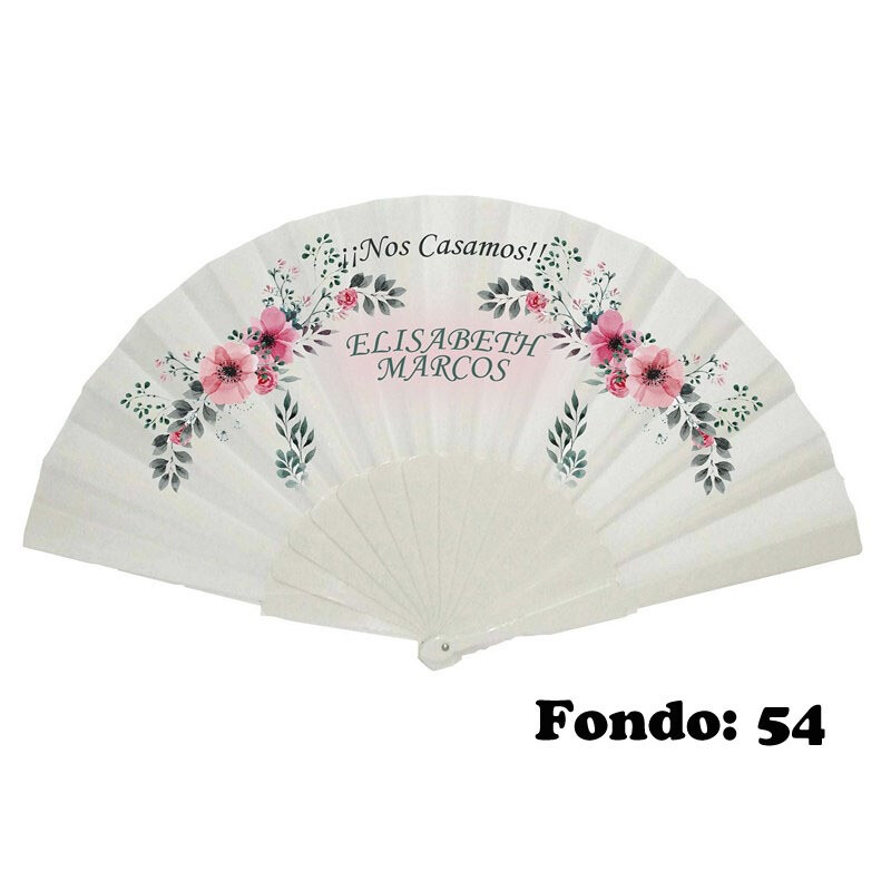 Abanico de boda personalizado varios diseños (10)