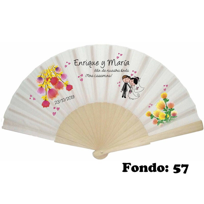 Abanico de boda personalizado varios diseños (11)