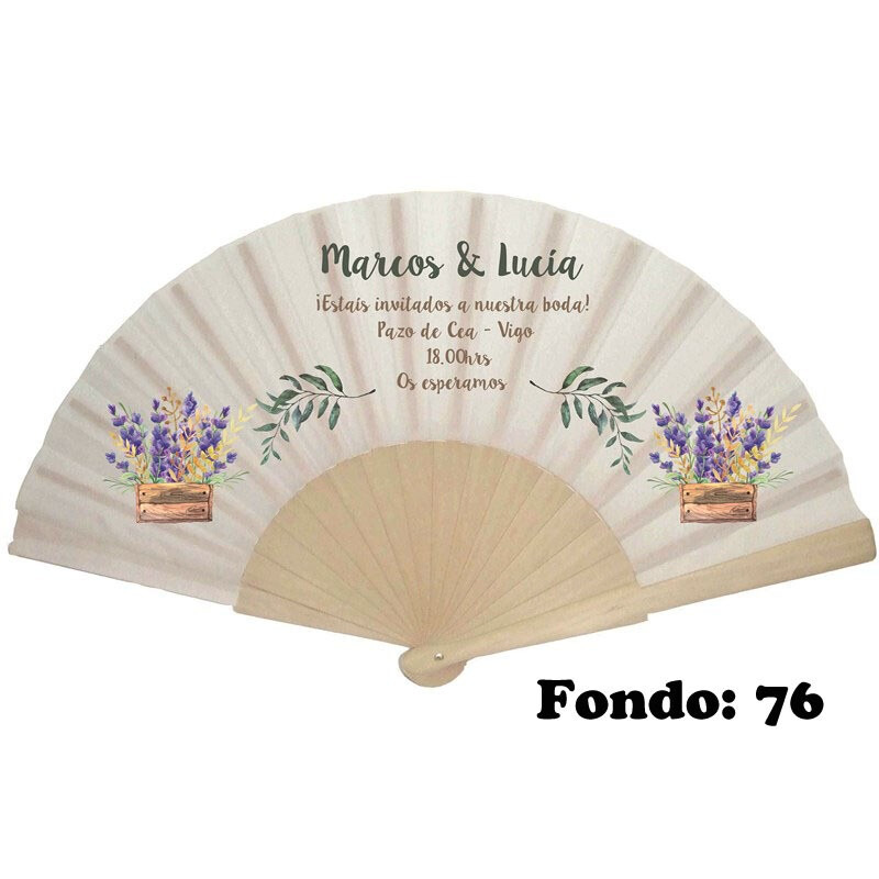Abanico de boda personalizado varios diseños (13)
