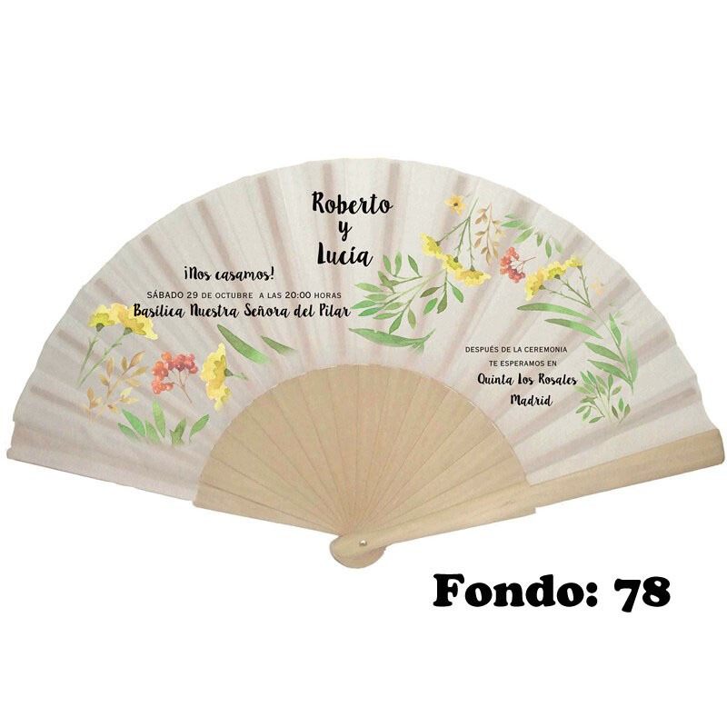 Abanico de boda personalizado varios diseños (14)