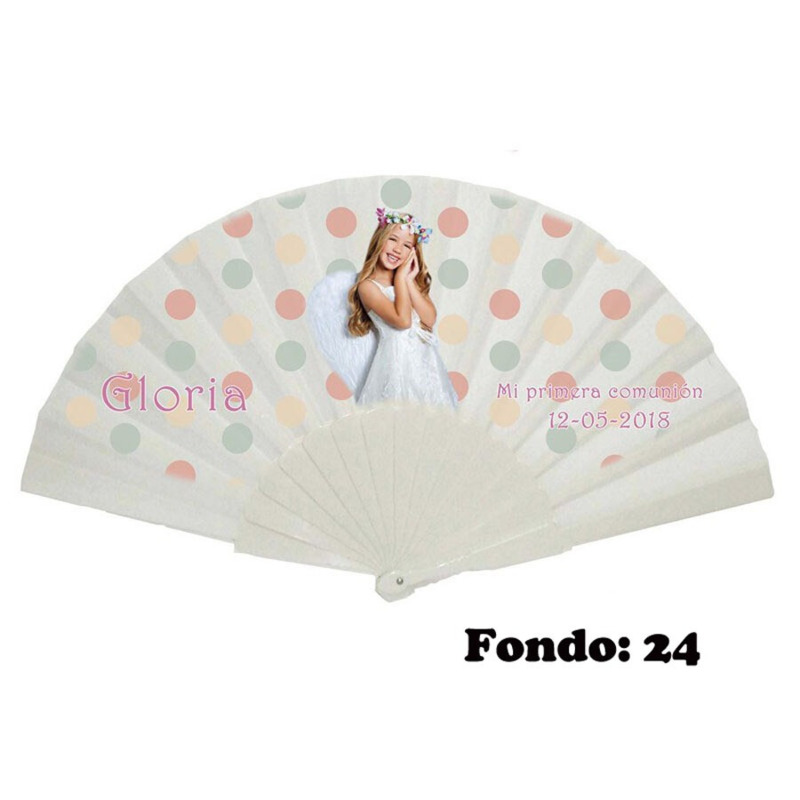 Abanico de comunión niña personalizado varios modelos (3)