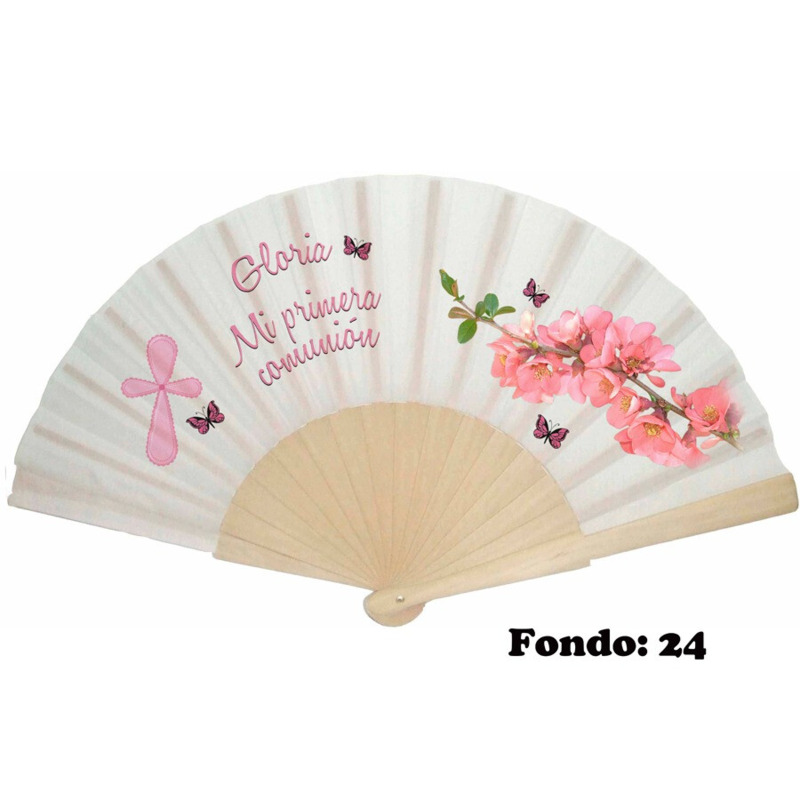 Abanico de comunión niña personalizado varios modelos (6)