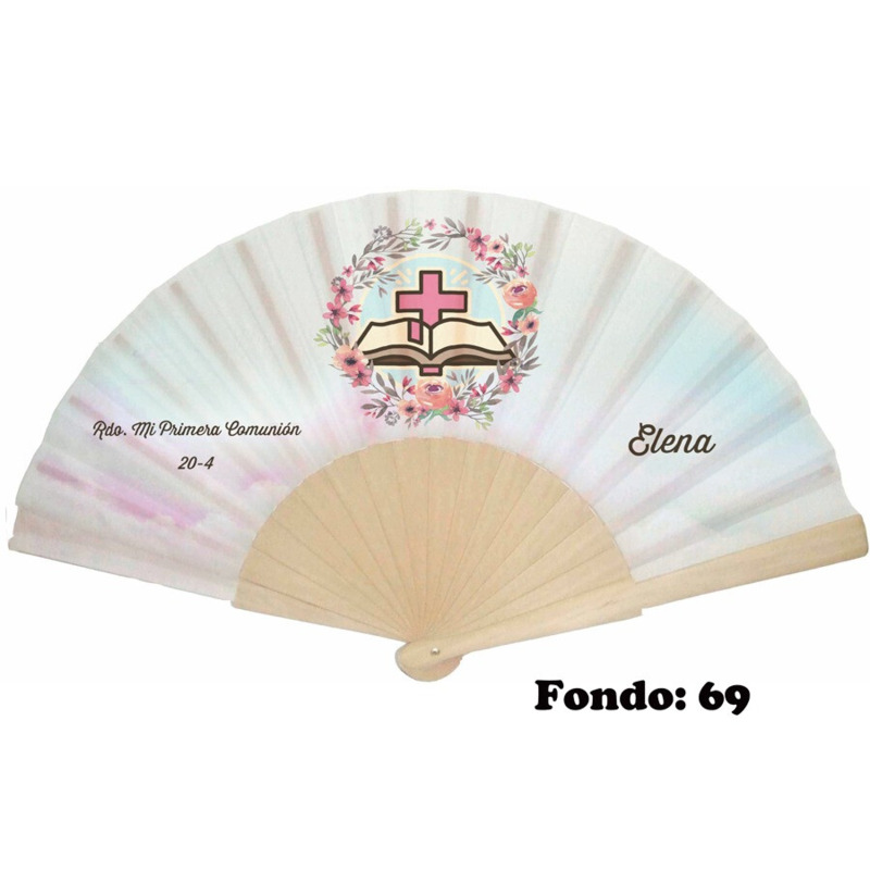 Abanico de comunión niña personalizado varios modelos (11)