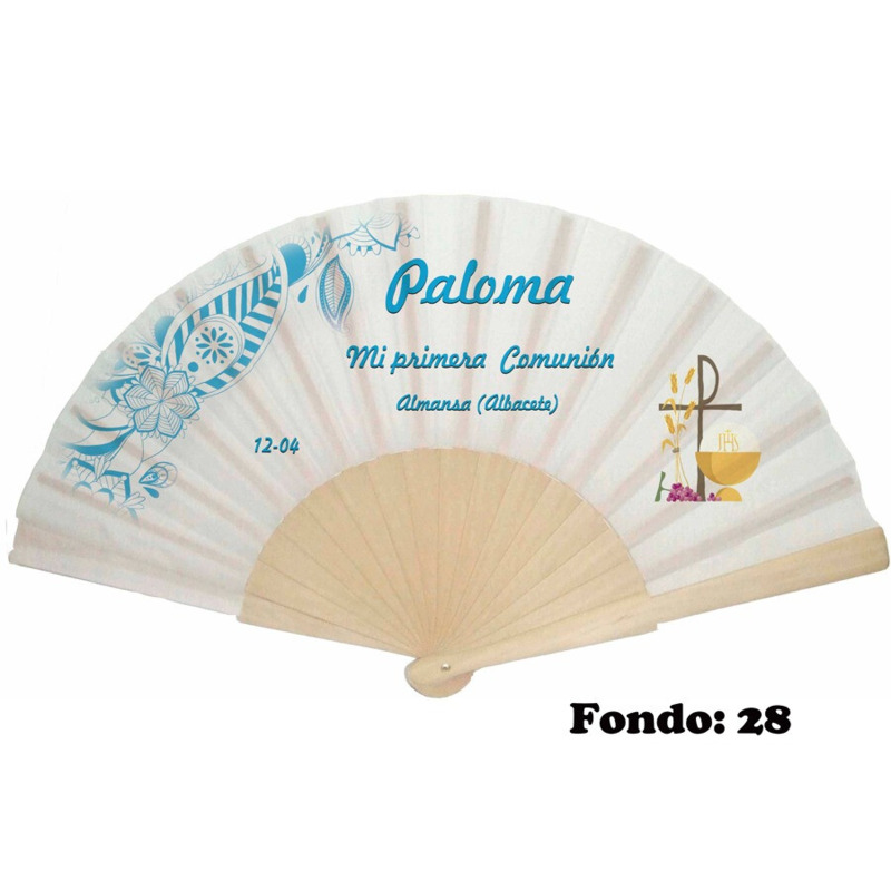 Abanico de comunión niño personalizado con fondos (5)