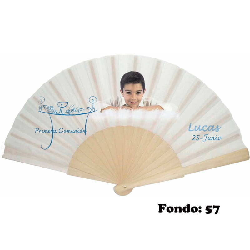 Abanico de comunión niño personalizado con fondos (8)