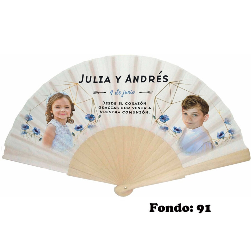 Abanico de comunión niño personalizado con fondos (14)