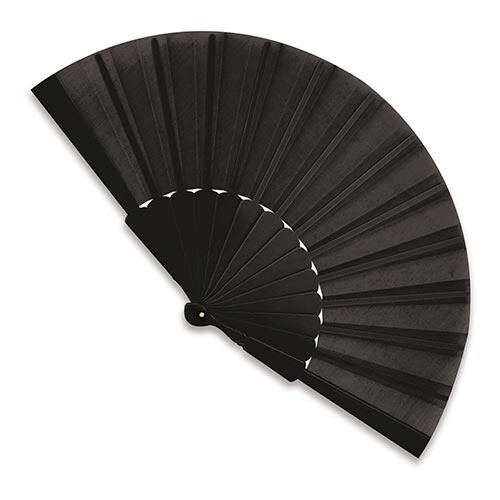 Abanico de PVC y tela en 12 colores personalizable (4)