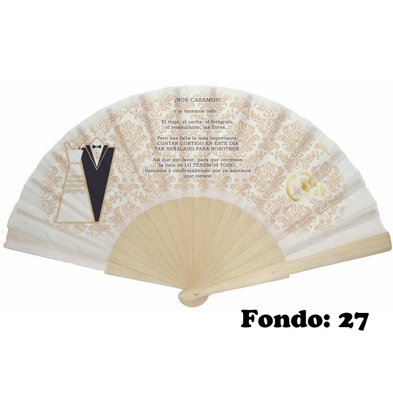 Abanico invitación de boda varios modelos (2)