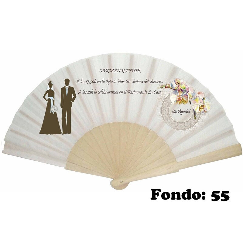 Abanico invitación de boda varios modelos (5)