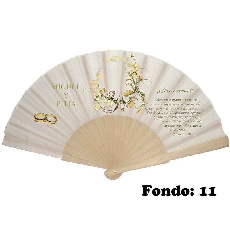 Abanico invitación de boda varios modelos (15)