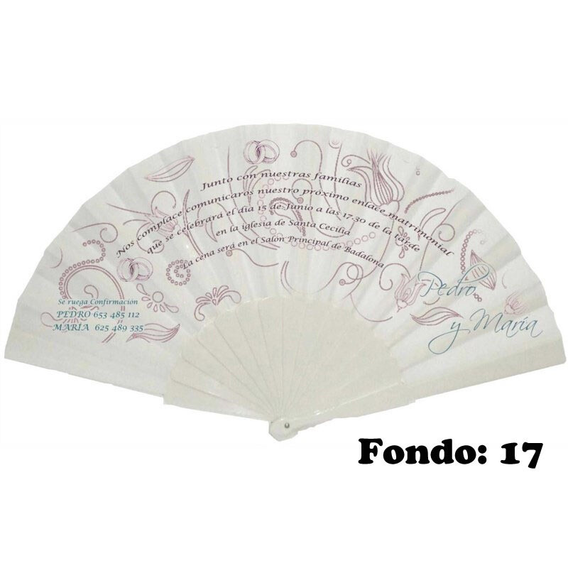 Abanico invitación de boda varios modelos (16)