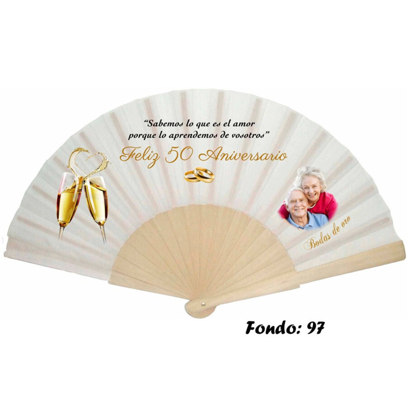 Abanico personalizado 25 y 50 Aniversario (3)
