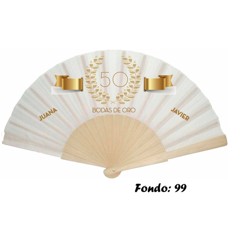 Abanico personalizado 25 y 50 Aniversario (5)