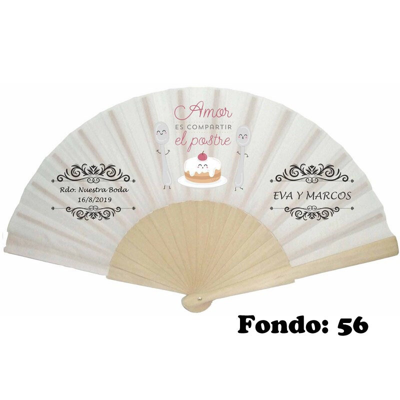 Abanico personalizado de boda (8)