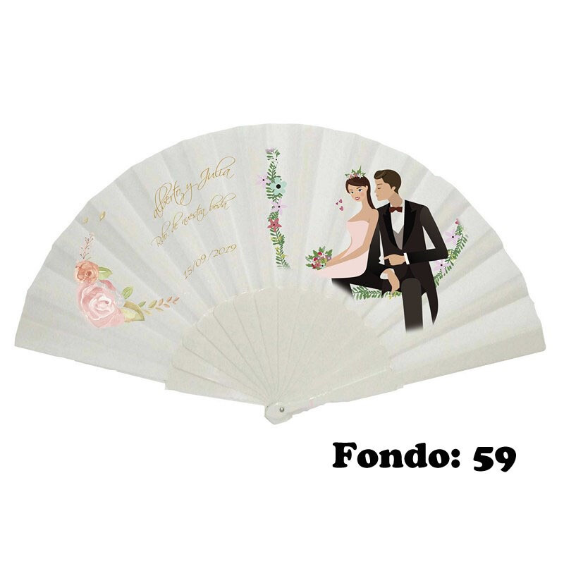 Abanico personalizado de boda (9)