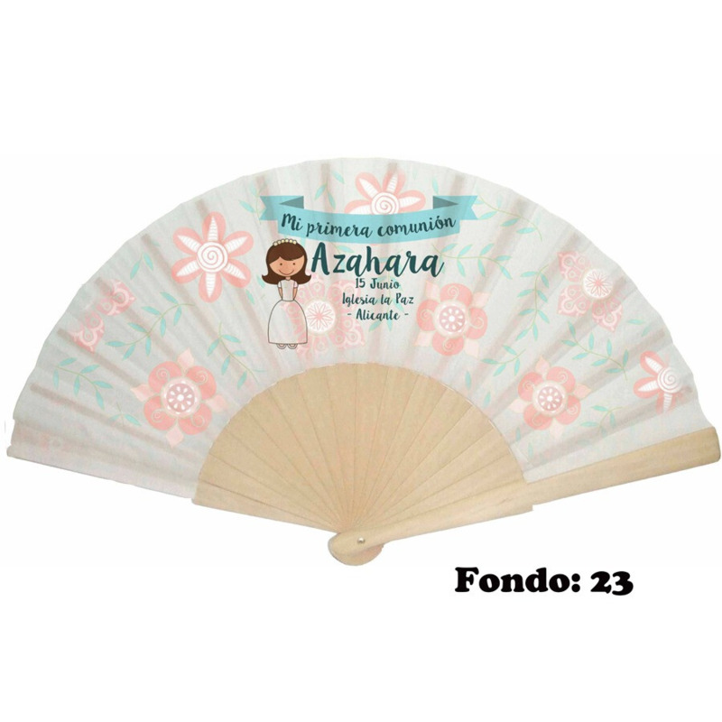 Abanico personalizado de comunión niña (1)
