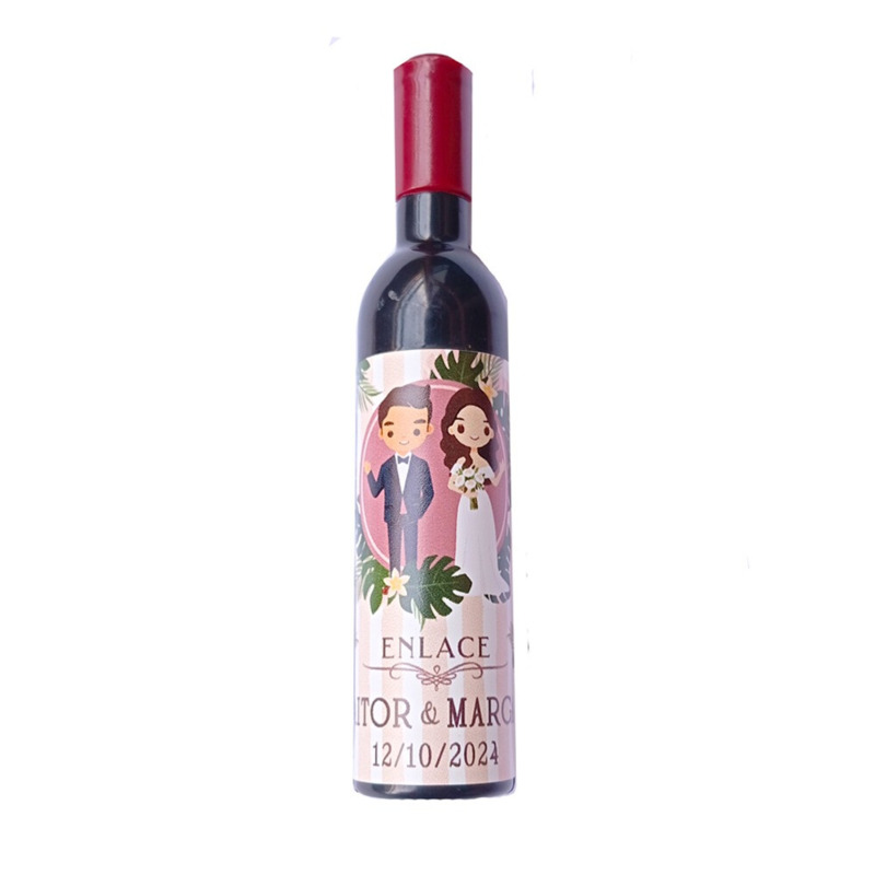 Abridor de botella con imán personalizable. Para boda, comunión o bautizo (5)