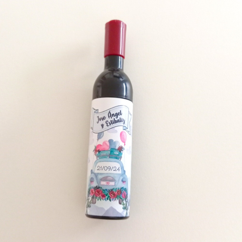 Abridor de botella con imán personalizable. Para boda, comunión o bautizo (4)