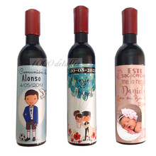 Abridor de botella con imán personalizable. Para boda, comunión o bautizo