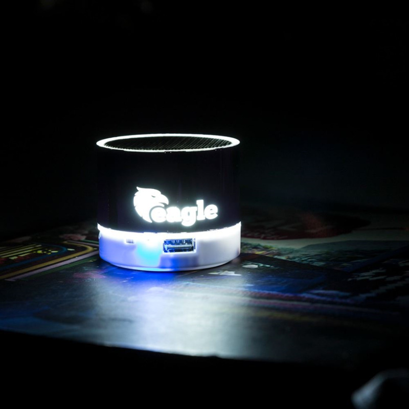 Altavoz con luz, bluetooth y radio, detalle de boda, comunión y bautizo para adolescentes (3)