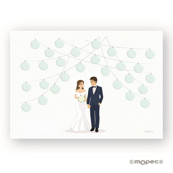 Árbol de huellas para firmas farolillos