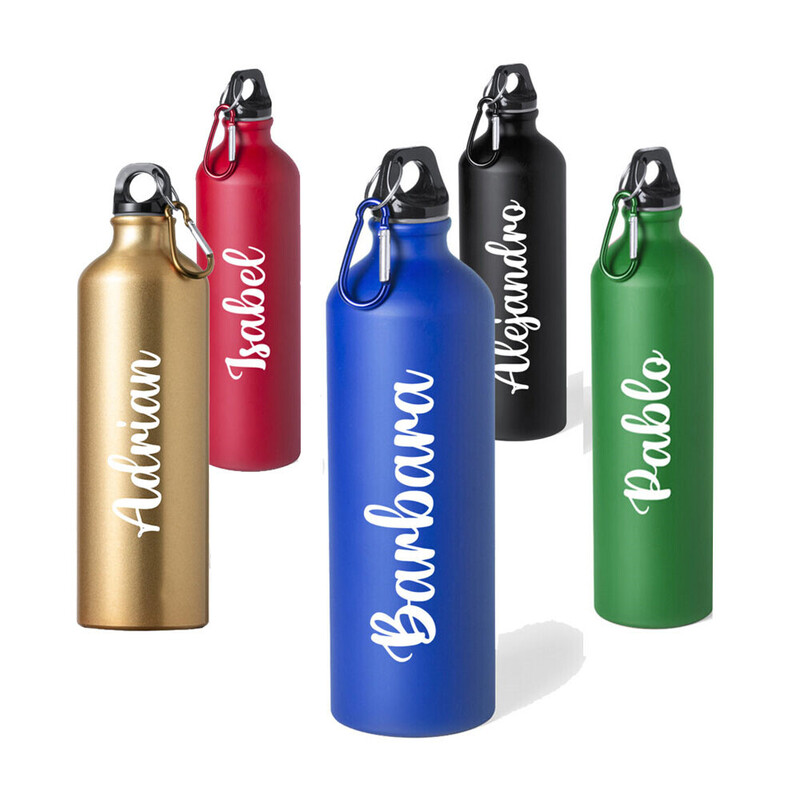 Bidón grande con nombre personalizable 800 ml
