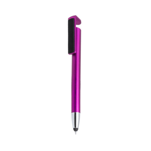 Bolígrafo soporta móvil con borra huellas 3 colores (2)