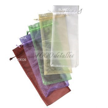 Bolsa de organza 10x24 cm