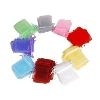 Bolsa de organza de 7,5 x 10 cm