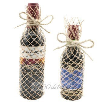Bolsa de red para vino de 2 tamaños