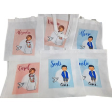 Bolsa de tela personalizada con sublimación