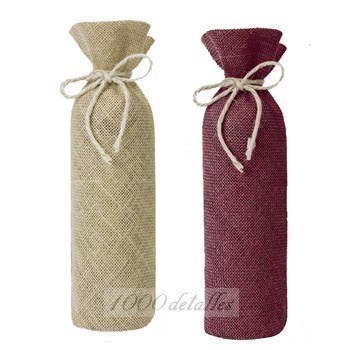 Bolsa de yute para vino 3/8