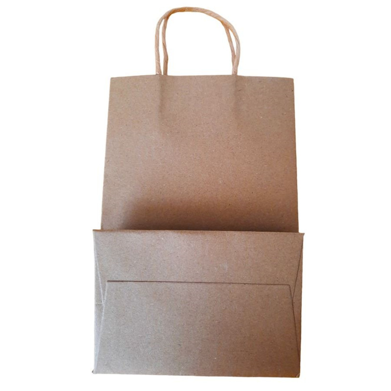 Bolsa kraft para regalos con ventana (2)