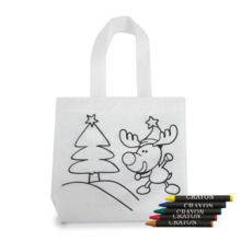 Bolsa para colorear de navidad