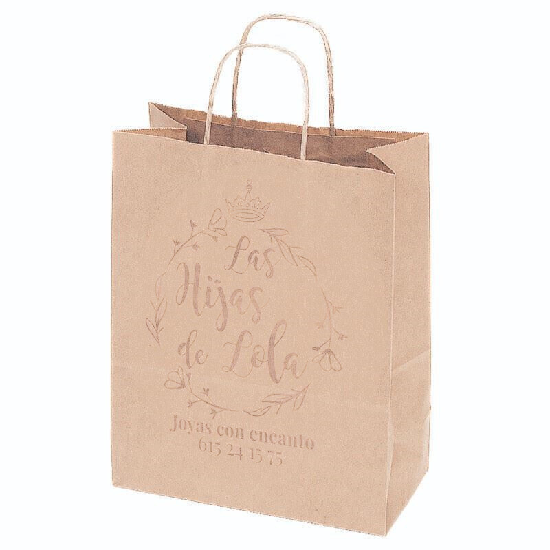 Bolsa para regalo kraft personalizable