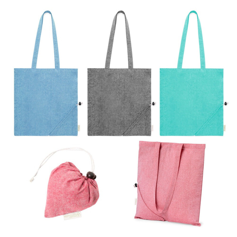 Bolsa plegable de algodón ecológico