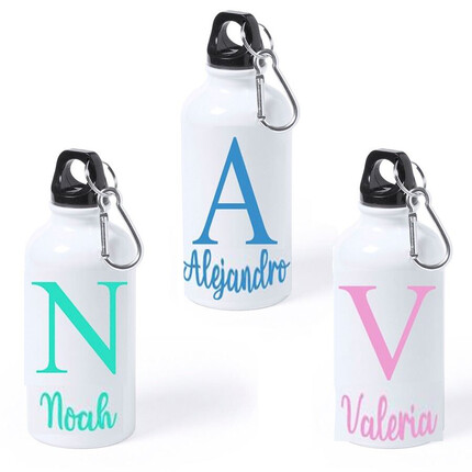 Bidón con nombre grabado a color