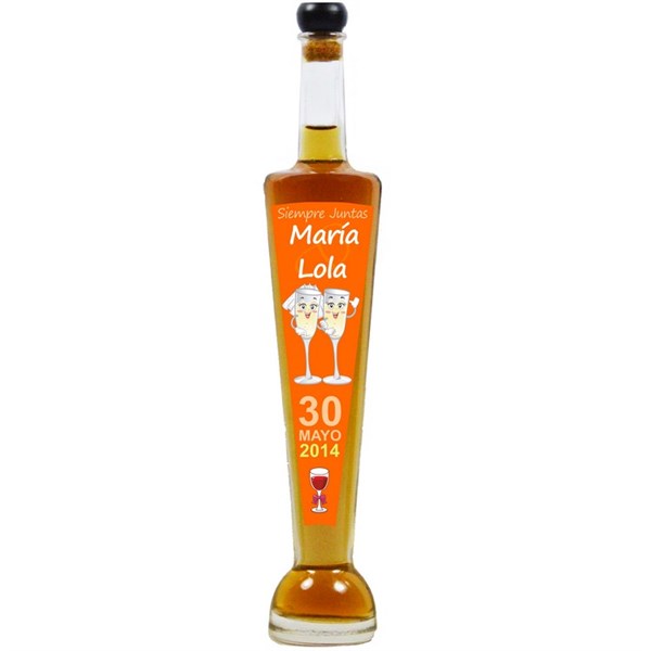 Botella de licor para bodas de novias (6)