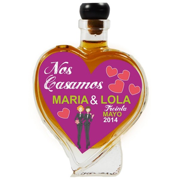 Botella de licor para novias (7)