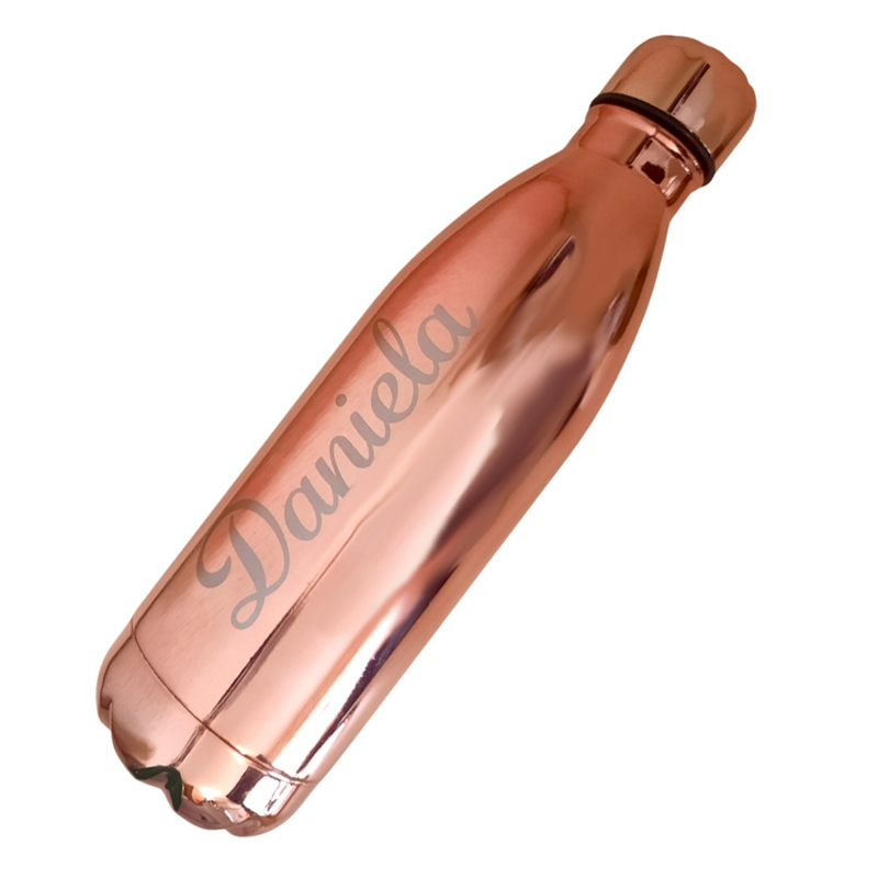 Botella Oro Rosa Personalizable