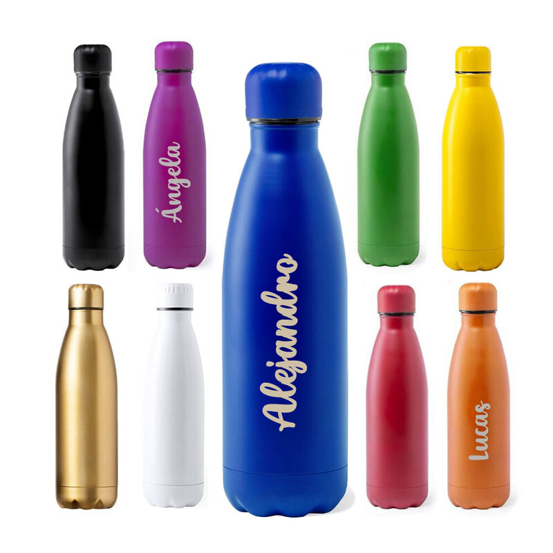 Botella personalizable con nombre