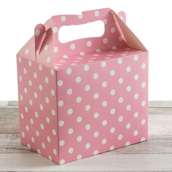 Cajita para detalles con asas de cartón en 3 colores a elegir, regalos (2)